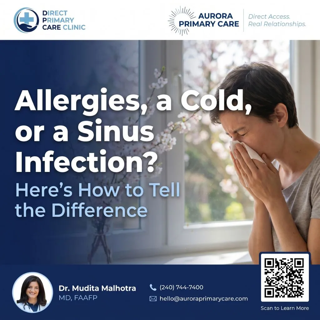 Allergies. Cold, or Sinus Infection Difference